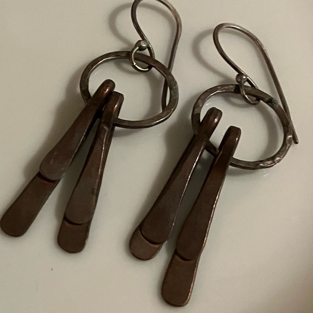 Handmade metal dangles